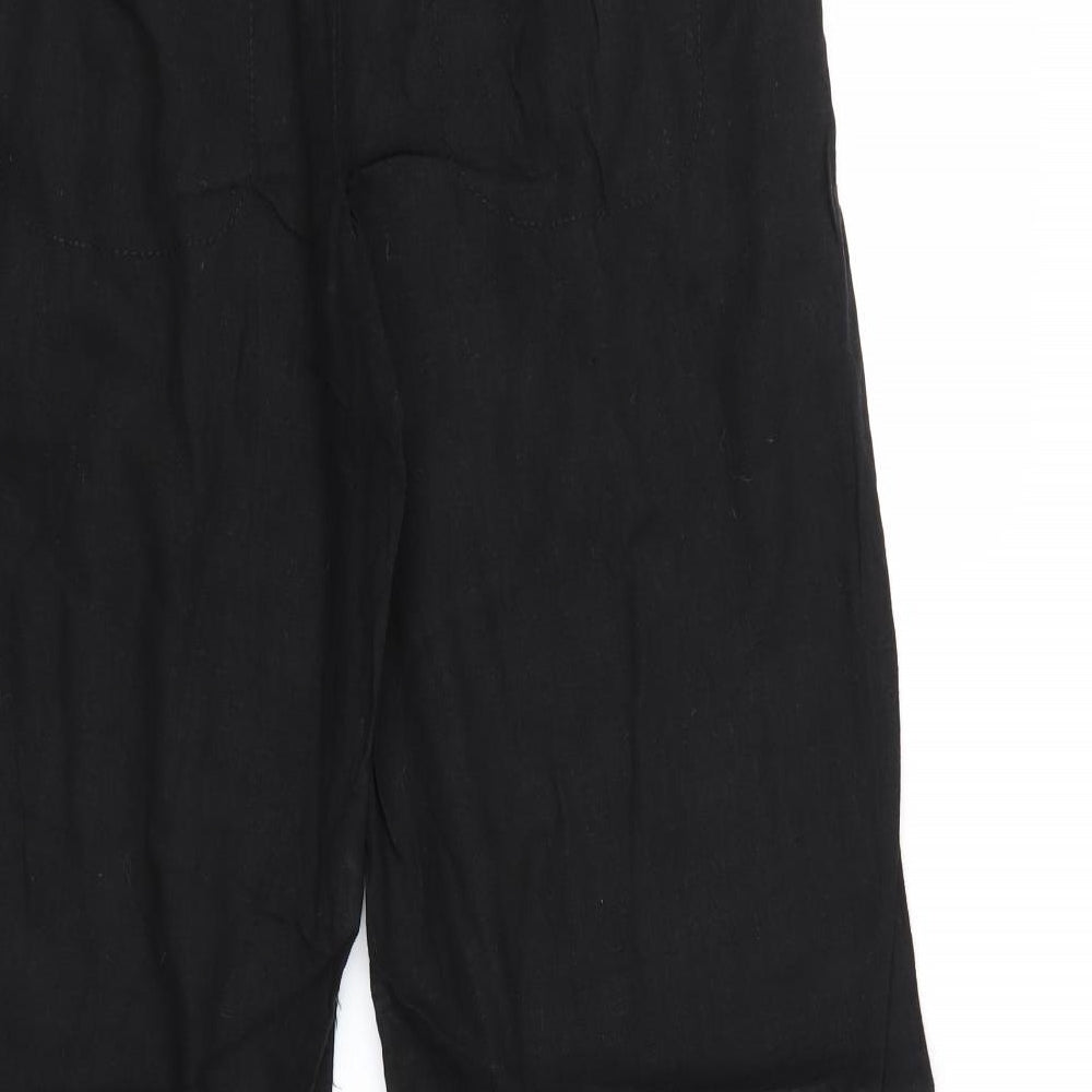 NEXT Womens Black   Trousers  Size 10 L30 in