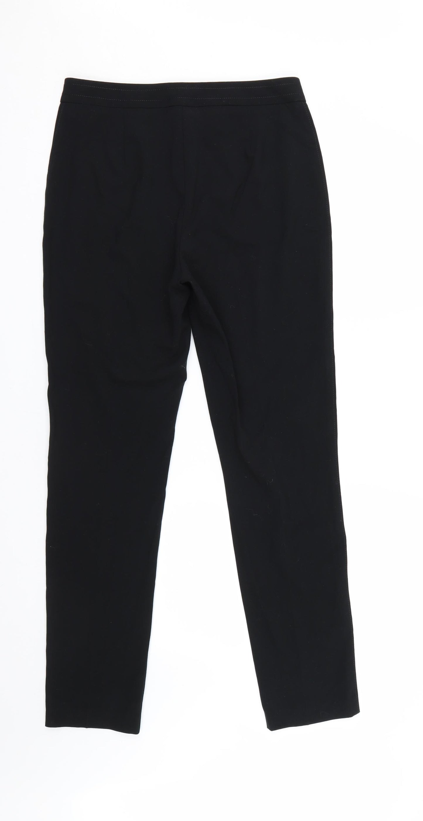 M&S Womens Black   Trousers  Size 10 L30 in