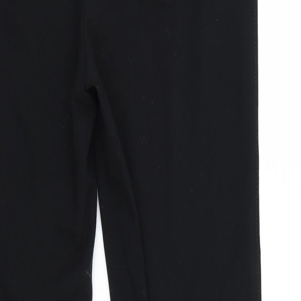 M&S Womens Black   Trousers  Size 10 L30 in