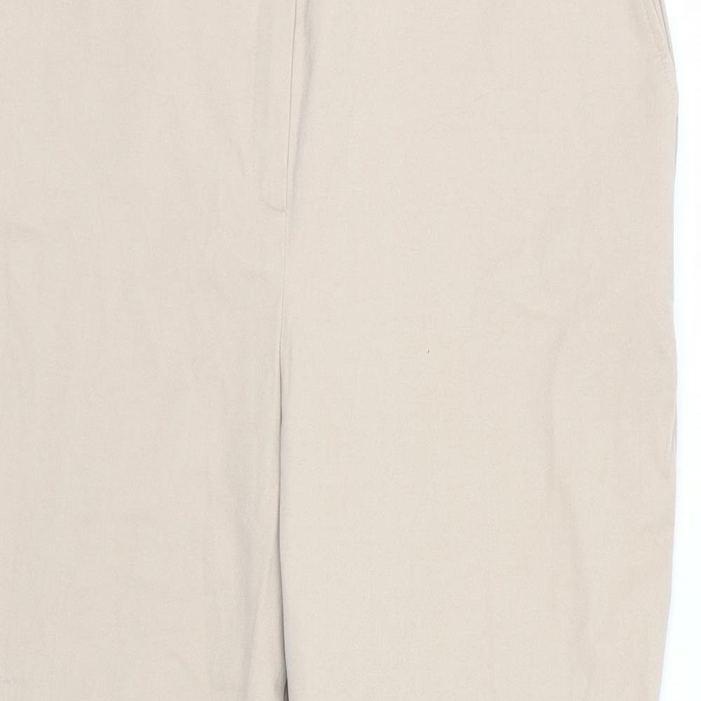 M&S Womens Beige   Trousers  Size 20 L28 in
