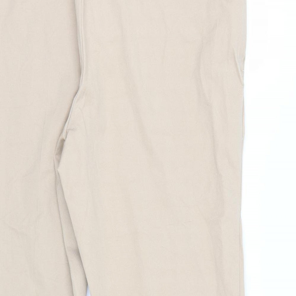 M&S Womens Beige   Trousers  Size 20 L28 in
