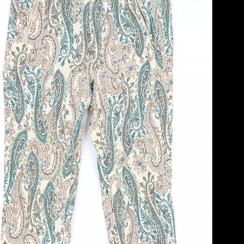 ara Womens Multicoloured Paisley  Trousers  Size M L27 in