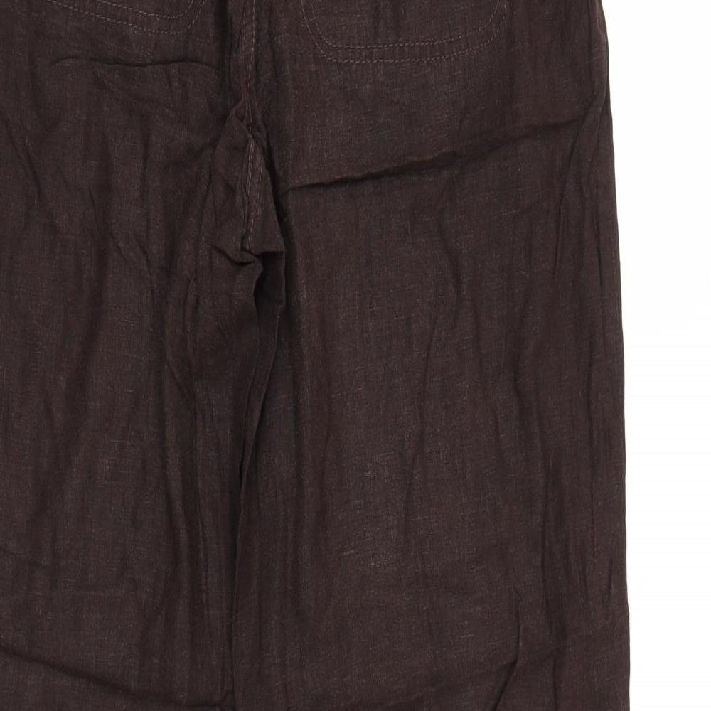 NEXT Womens Brown   Trousers  Size 10 L29 in