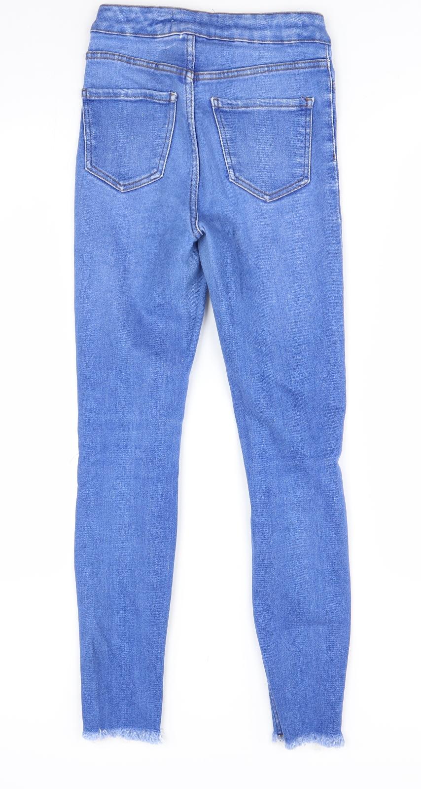 New Look Womens Blue  Denim Skinny Jeans Size 8 L27 in