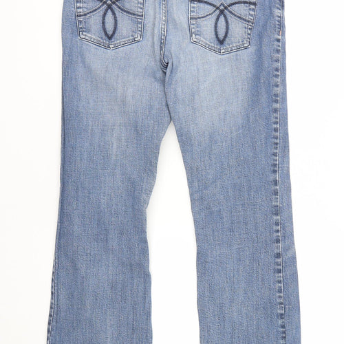 Oasis Womens Blue  Denim Bootcut Jeans Size 12 L29 in