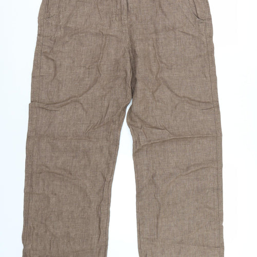 George Womens Brown   Trousers  Size 12 L28 in