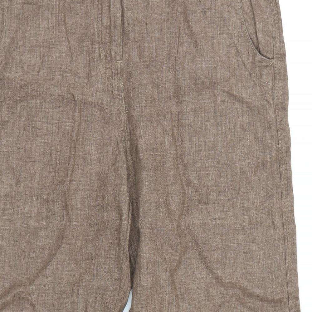 George Womens Brown   Trousers  Size 12 L28 in