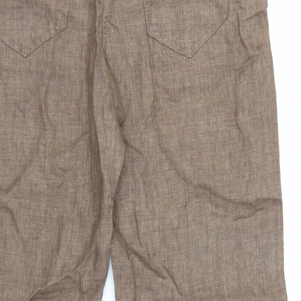 George Womens Brown   Trousers  Size 12 L28 in