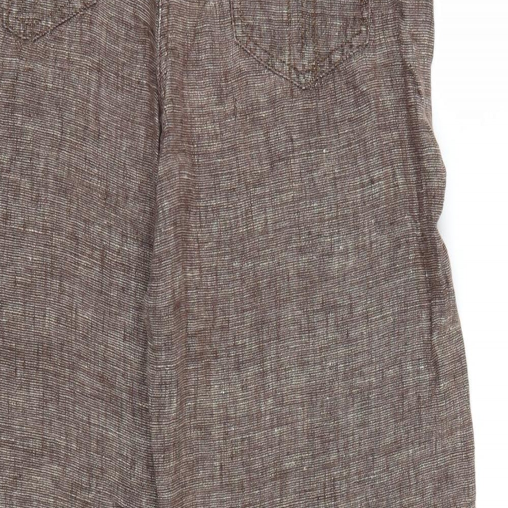 George Womens Brown   Trousers  Size 14 L28 in