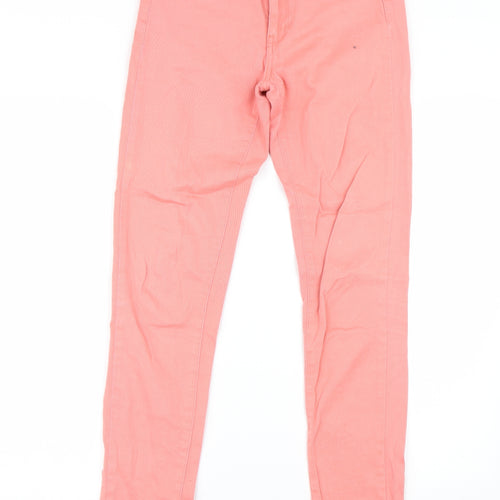 Sutherland Womens Pink  Denim Skinny Jeans Size XS L30 in