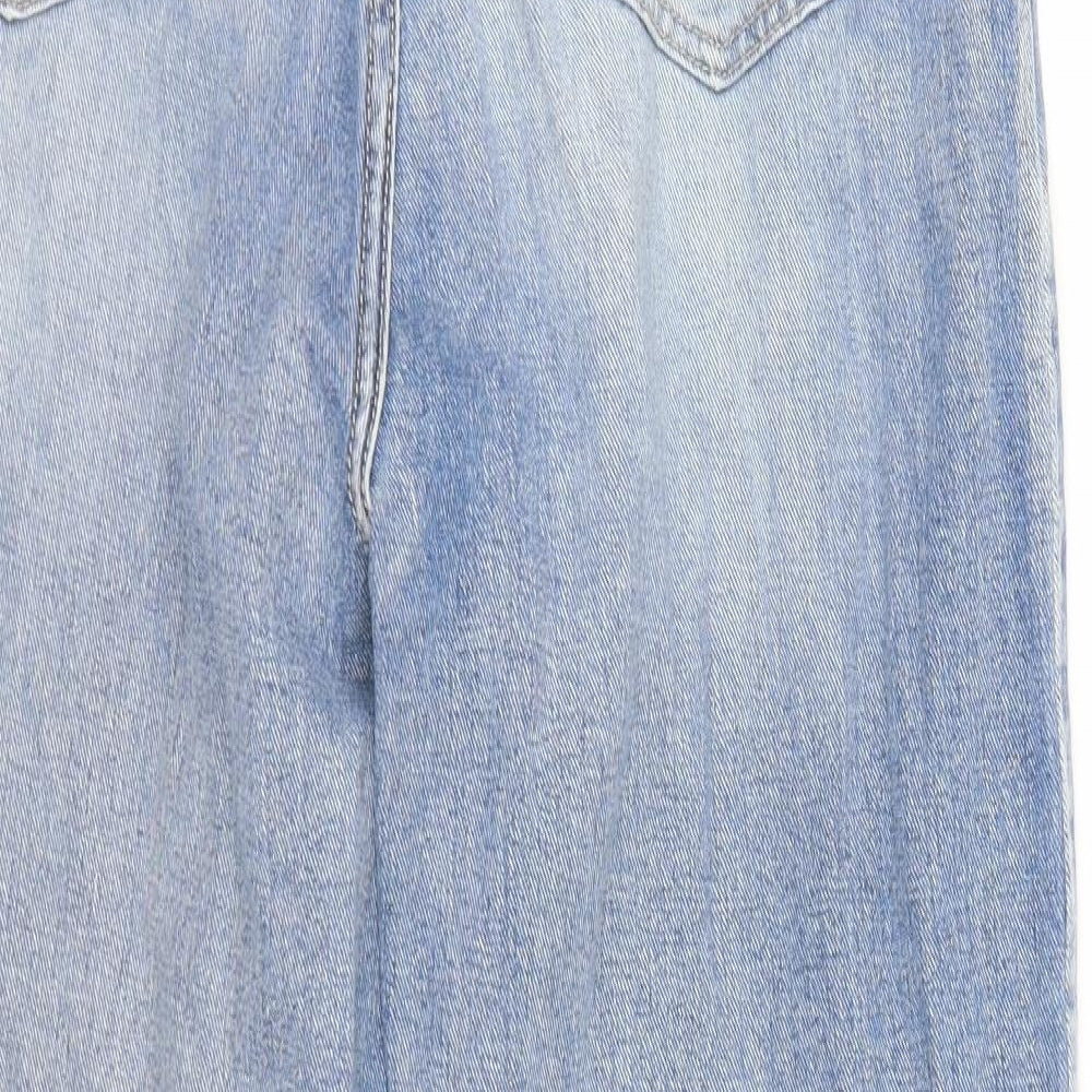 SheIn Womens Blue  Denim Mom Jeans Size L L28 in