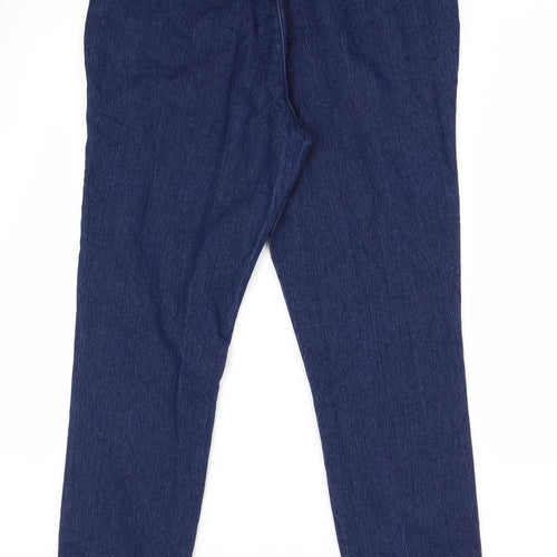 Aniston Womens Blue  Denim Straight Jeans Size 12 L28 in