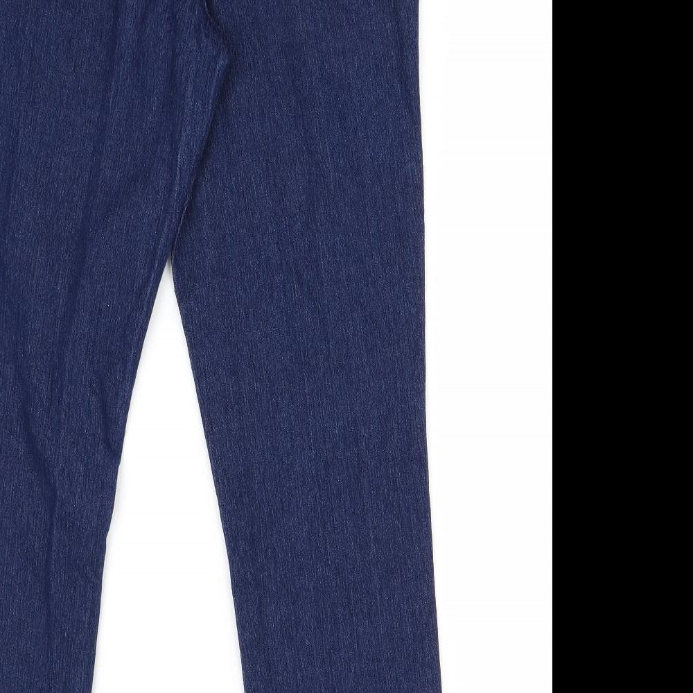 Aniston Womens Blue  Denim Straight Jeans Size 12 L28 in