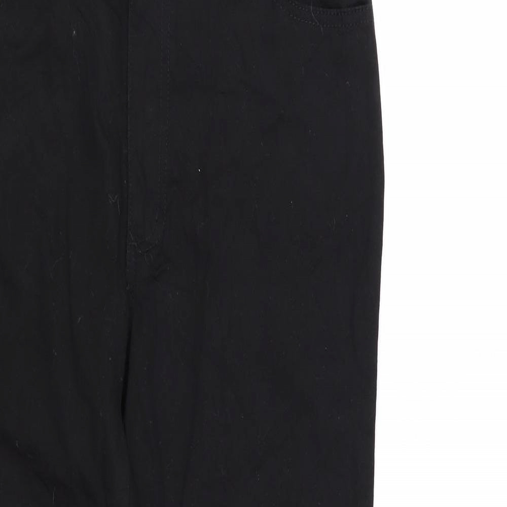 Isolde Womens Black  Denim Straight Jeans Size 12 L31 in