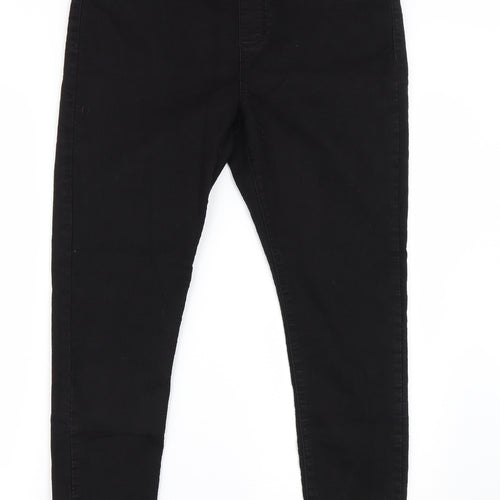 Preworn Womens Black  Denim Jegging Jeans Size 14 L27 in
