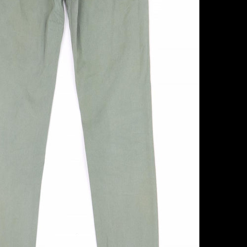 NEXT Womens Green  Denim Straight Jeans Size 8 L28 in