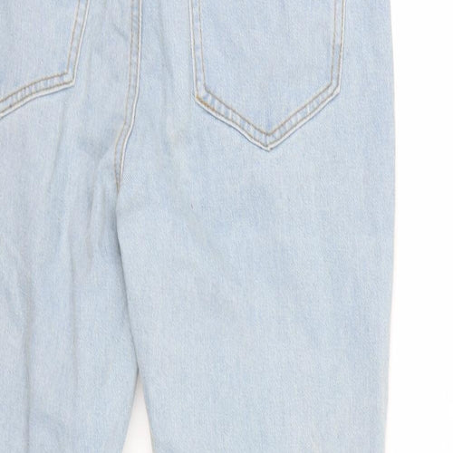 Pretty Little Thing Womens Blue  Denim Straight Jeans Size 10 L29 in
