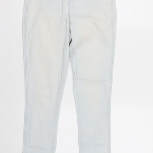 New Look Girls Blue  Damask Skinny Jeans Size 14 Years