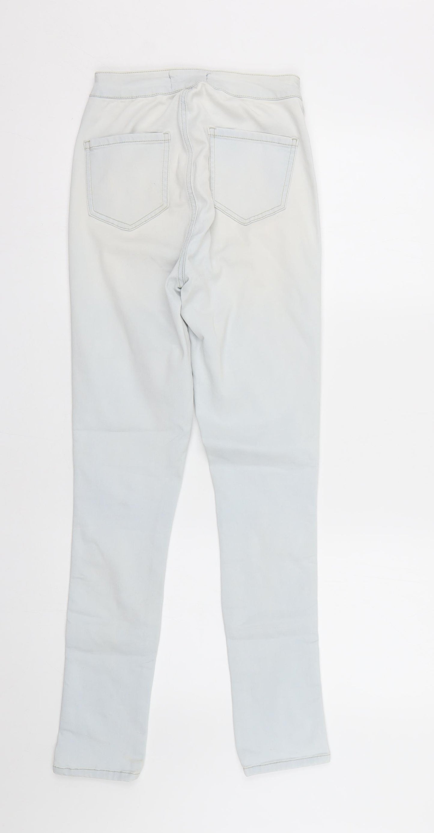 New Look Girls Blue  Damask Skinny Jeans Size 14 Years