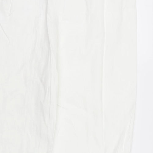 Per Una Womens White   Trousers  Size 16 L29 in