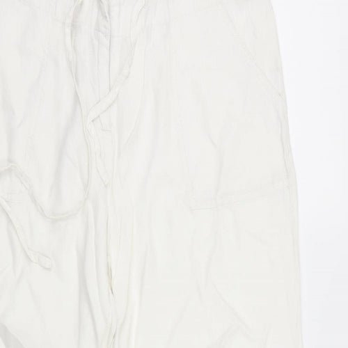 Primark Womens White   Trousers  Size 12 L30 in