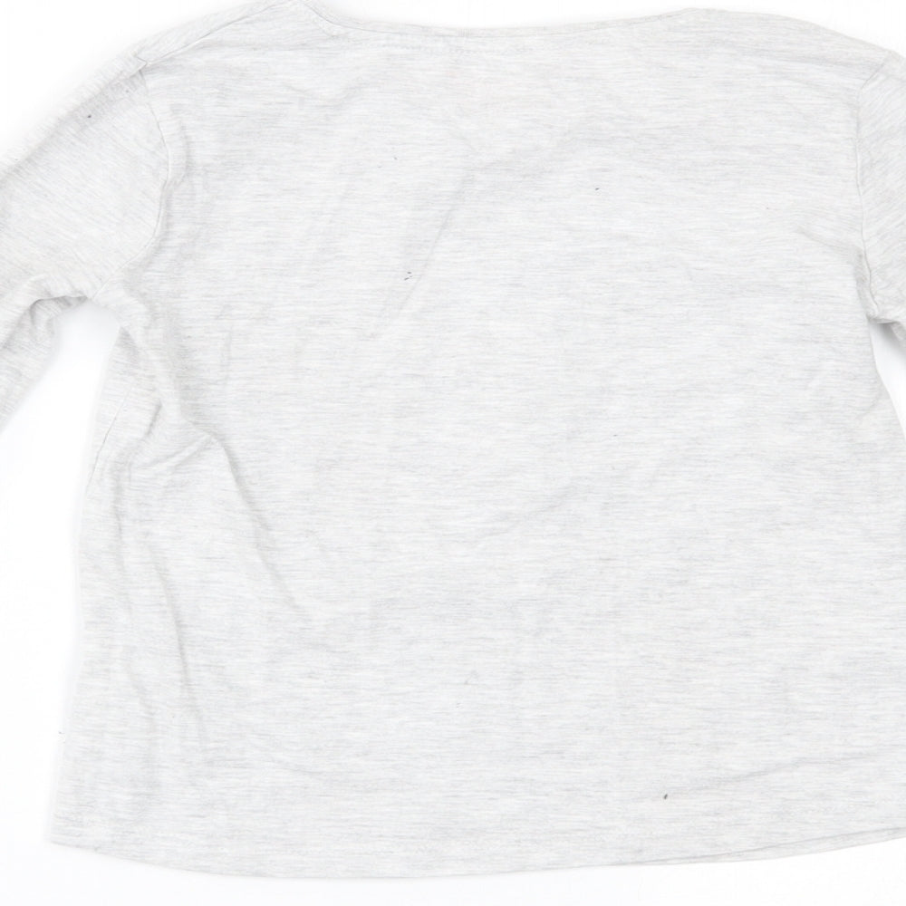 Primark Girls Grey   Top Pyjama Top Size 6-7 Years