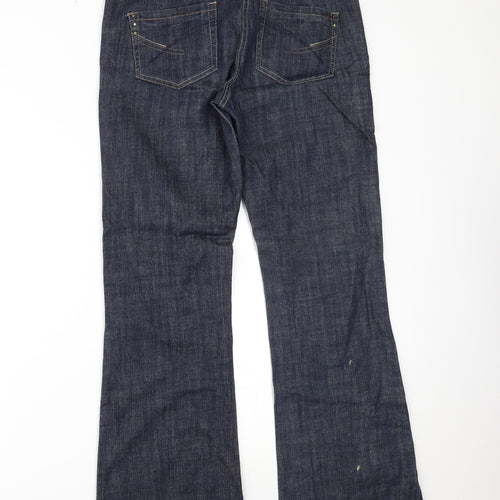 NEXT Womens Blue  Denim Bootcut Jeans Size 12 L30 in