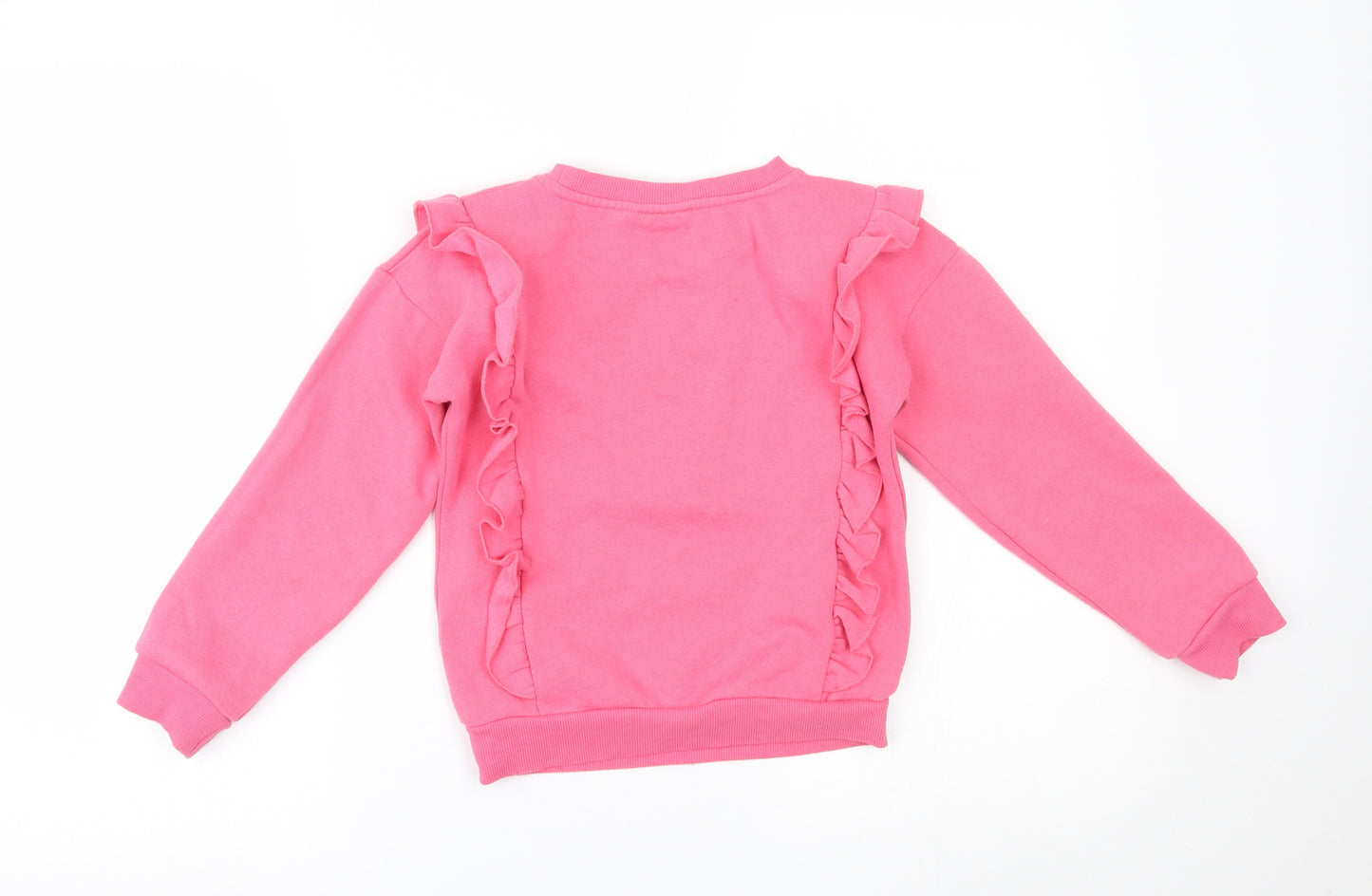 Primark Girls Pink   Pullover Jumper Size 6-7 Years