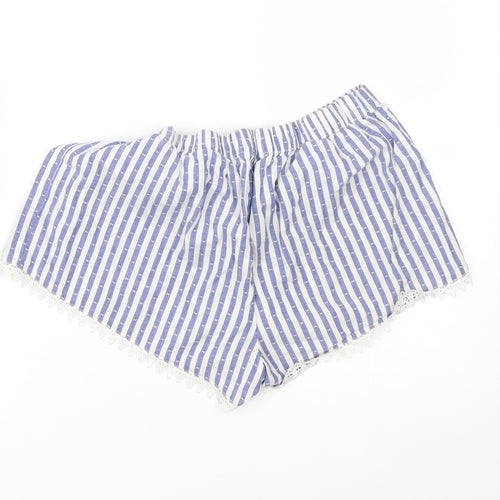 Primark Womens Blue Striped   Pyjama Pants Size M