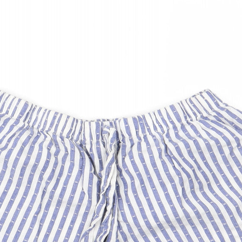 Primark Womens Blue Striped   Pyjama Pants Size M