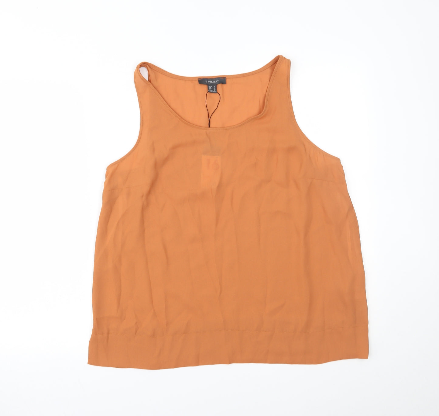 Primark Womens Brown   Basic Tank Size 16