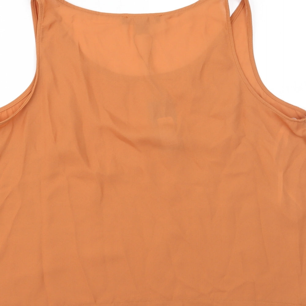 Primark Womens Brown   Basic Tank Size 16