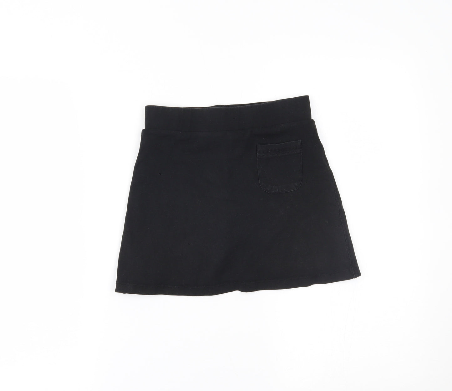 Marks and Spencer Girls Black   Mini Skort Size 9-10 Years