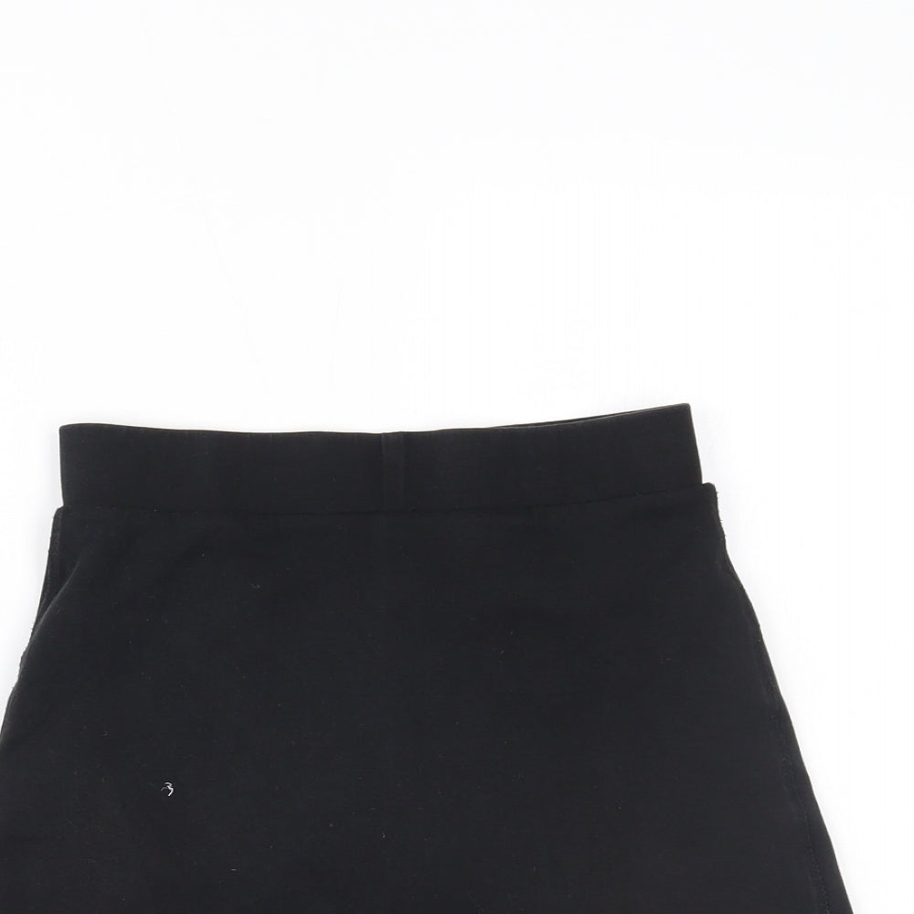 Marks and Spencer Girls Black   Mini Skort Size 9-10 Years