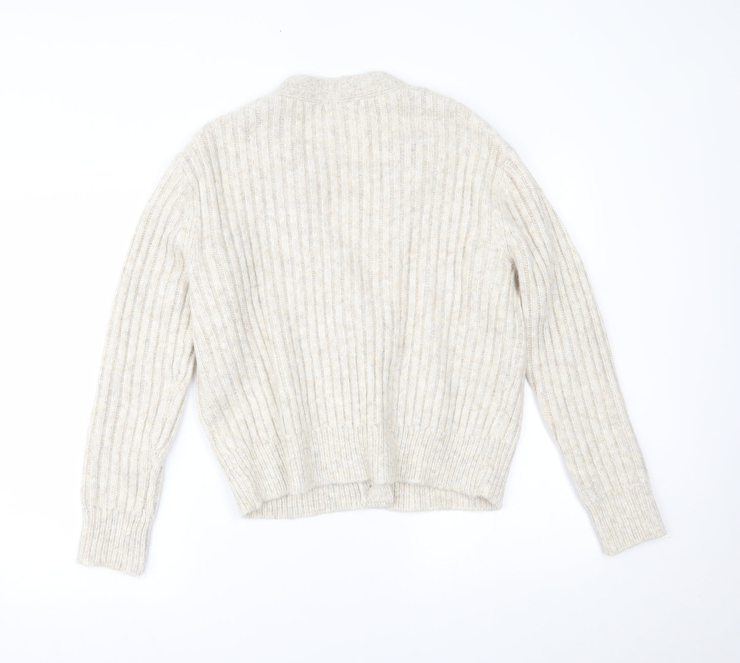 Marks and Spencer Womens Beige   Cardigan Jumper Size M