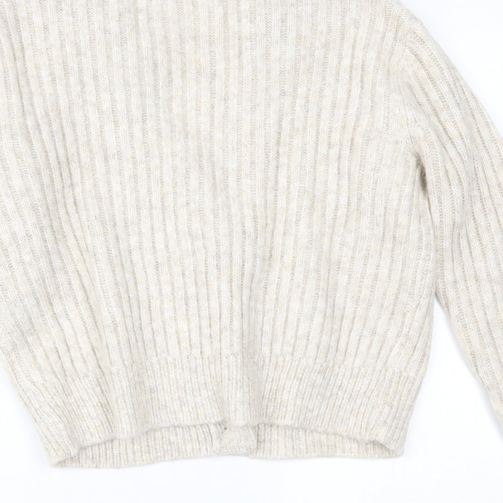 Marks and Spencer Womens Beige   Cardigan Jumper Size M