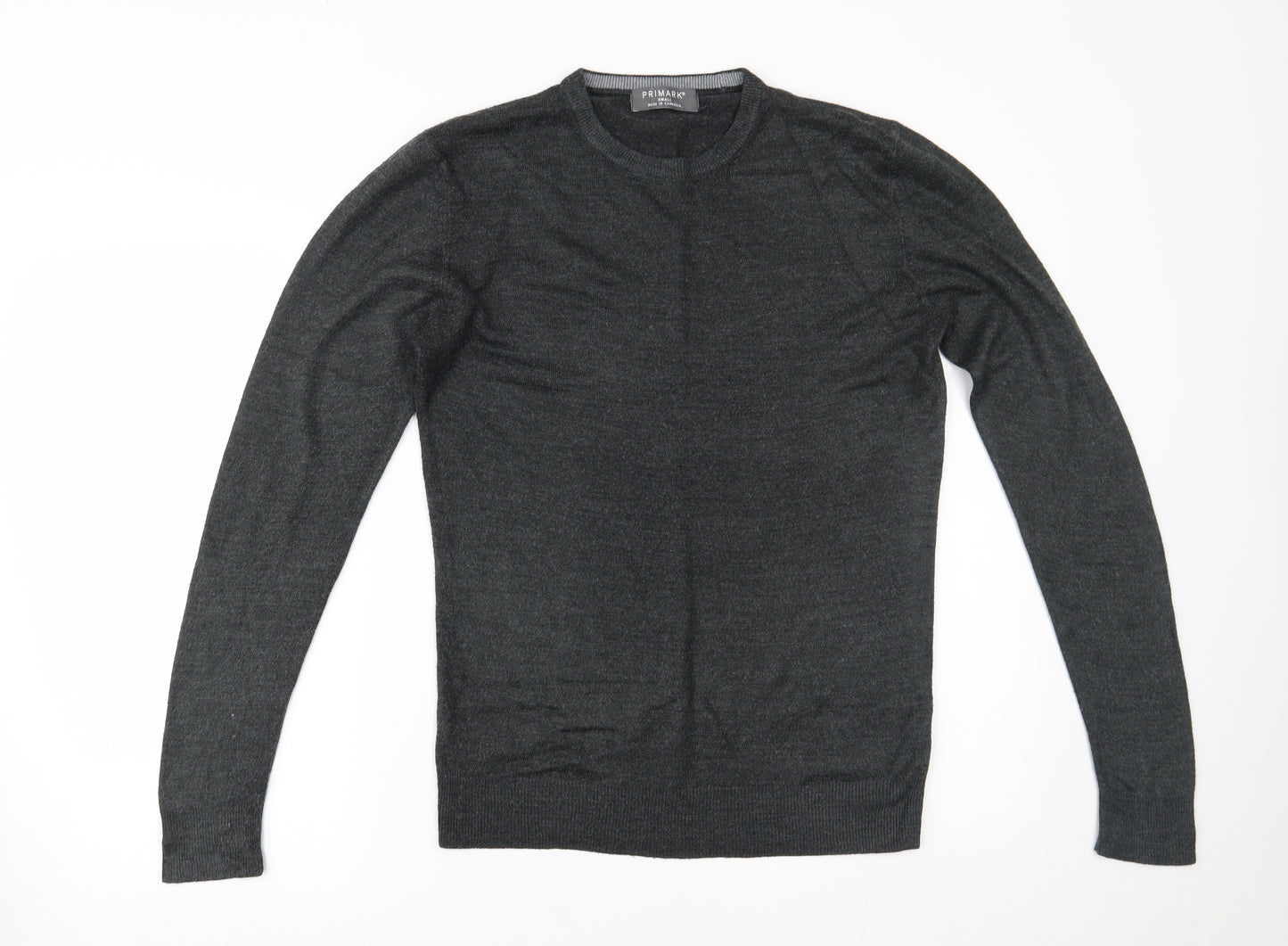 Primark Womens Grey   Pullover Jumper Size S