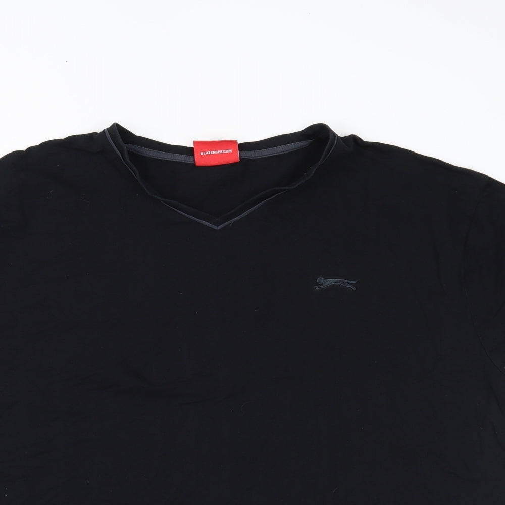 Slazenger Mens Black    T-Shirt Size 2XL