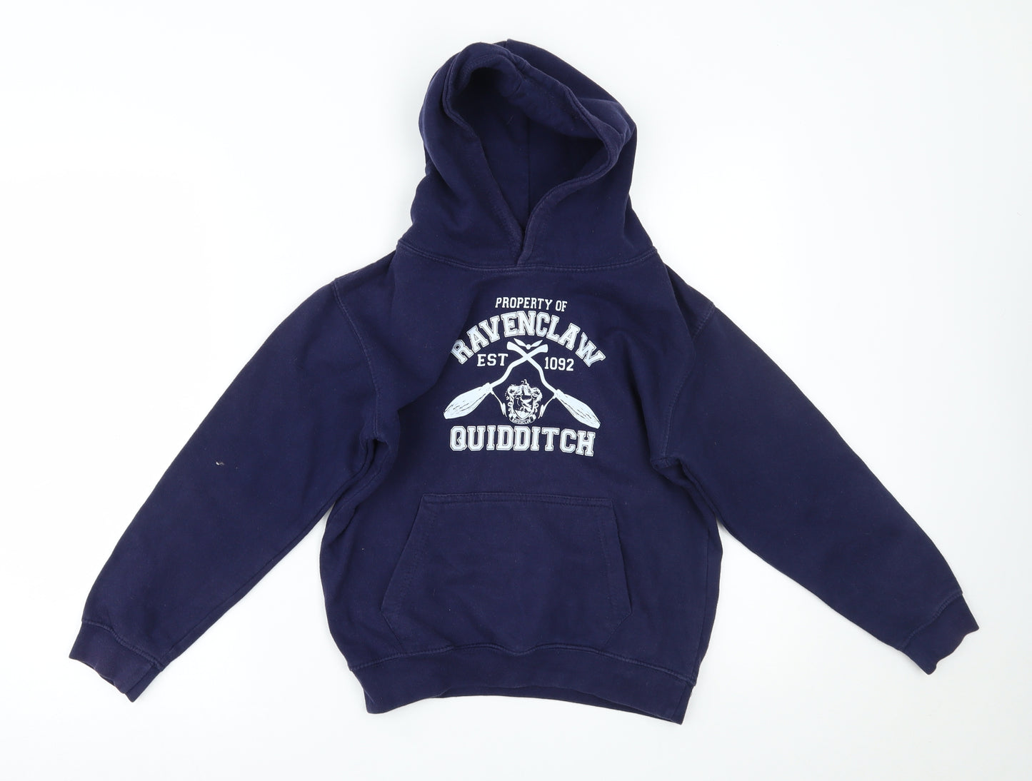 Awdis Boys Blue   Pullover Hoodie Size L  - HARRY POTTER