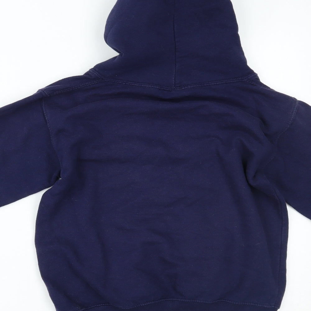 Awdis Boys Blue   Pullover Hoodie Size L  - HARRY POTTER