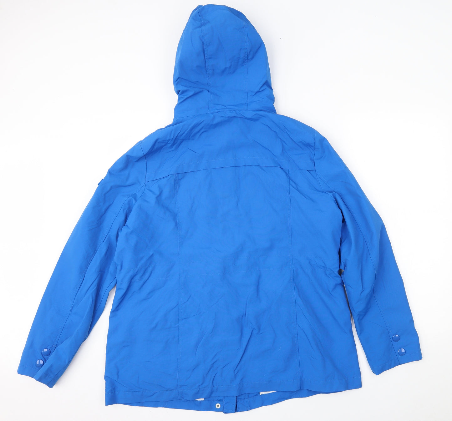 Maine New England Womens Blue   Rain Coat Coat Size 16