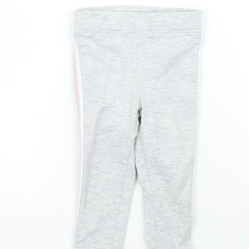 H&M Girls Grey   Sweatpants Trousers Size 2 Years