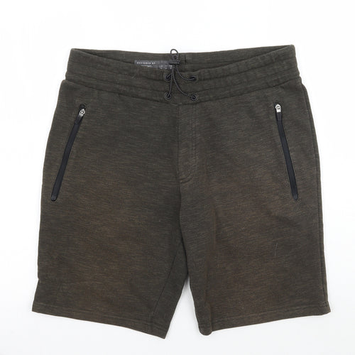 F&F Mens Green   Sweat Shorts Size M