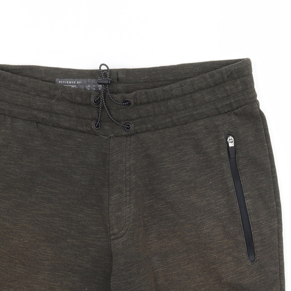 F&F Mens Green   Sweat Shorts Size M