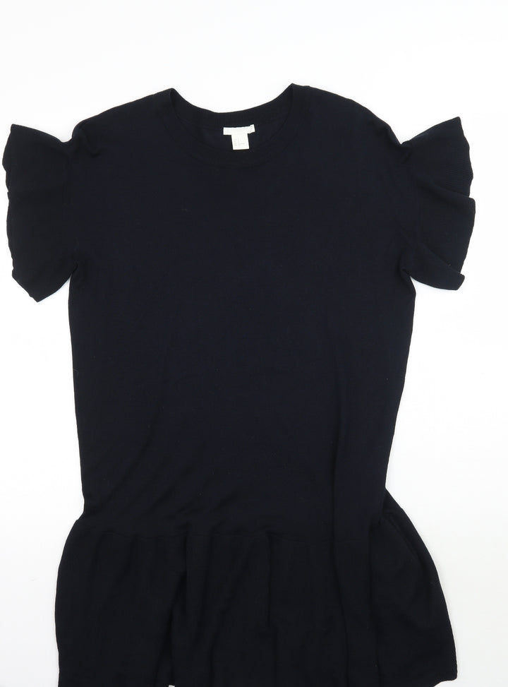 H&M Womens Black   Basic Blouse Size S