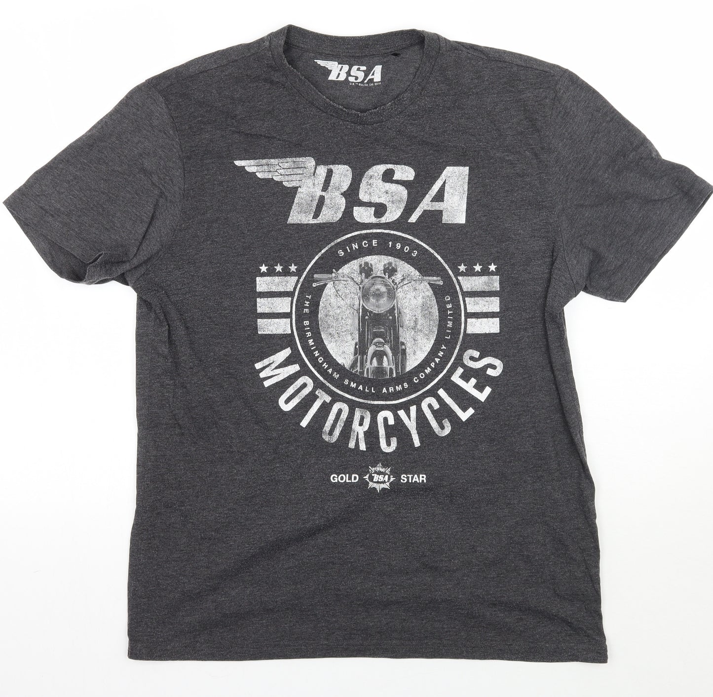 George Mens Grey    T-Shirt Size L