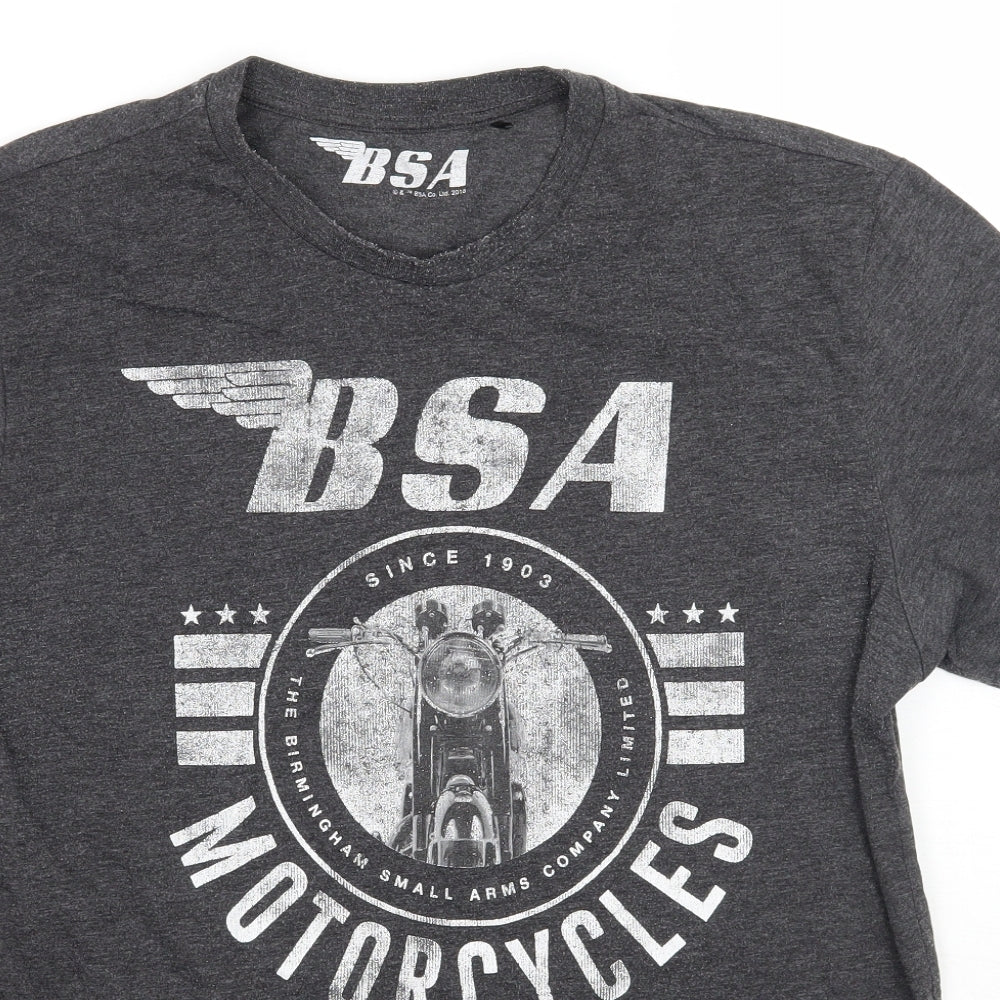 George Mens Grey    T-Shirt Size L