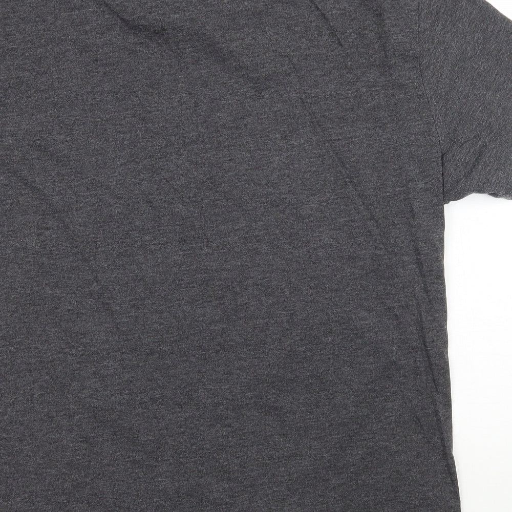 George Mens Grey    T-Shirt Size L