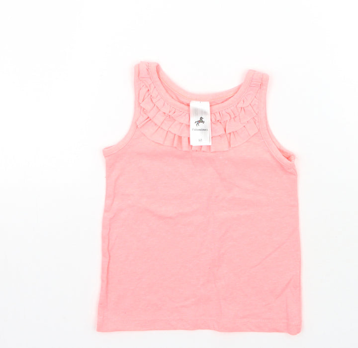 Palomino Girls Pink Basic Tank Size 2-3 Years