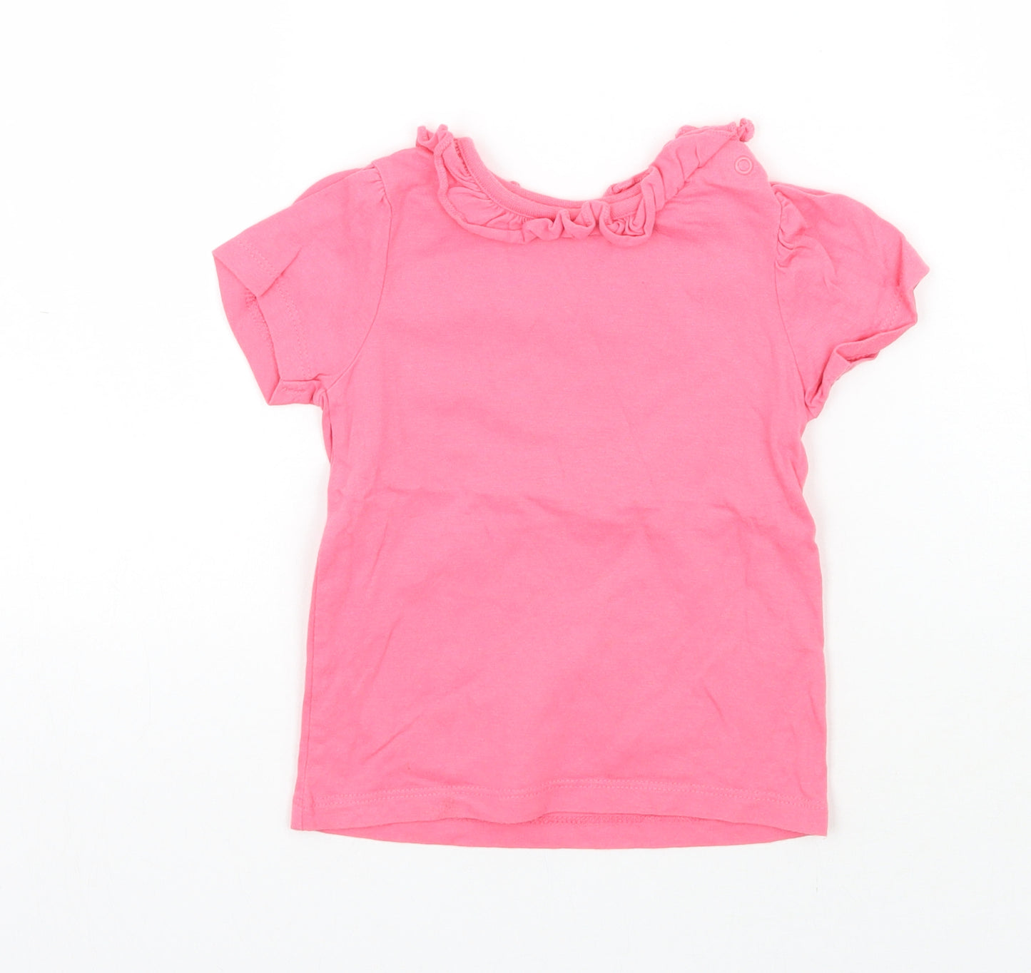 Nutmeg Girls Pink   Basic T-Shirt Size 12 Months